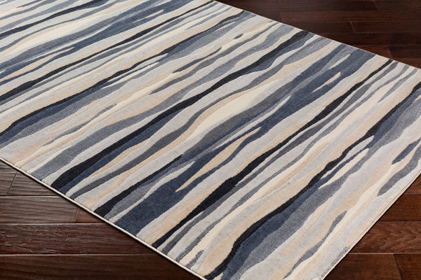 Livabliss City Geometric Machine Woven Polypropylene Rug for Modern Living and Dining Spaces CIT2322-93123