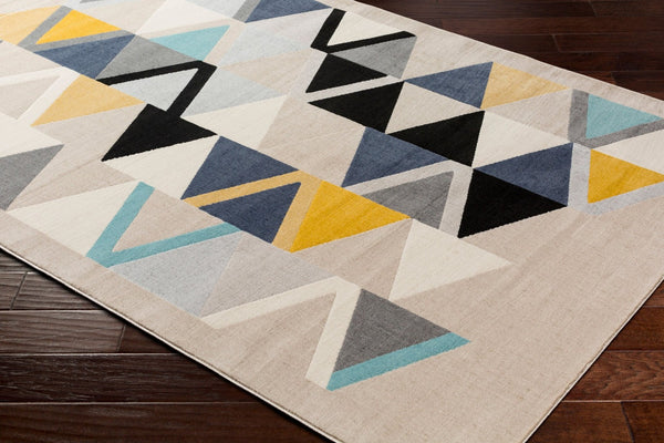 Livabliss City Geometric Machine Woven Polypropylene Area Rug for Living Room and Dining Space CIT2349-679