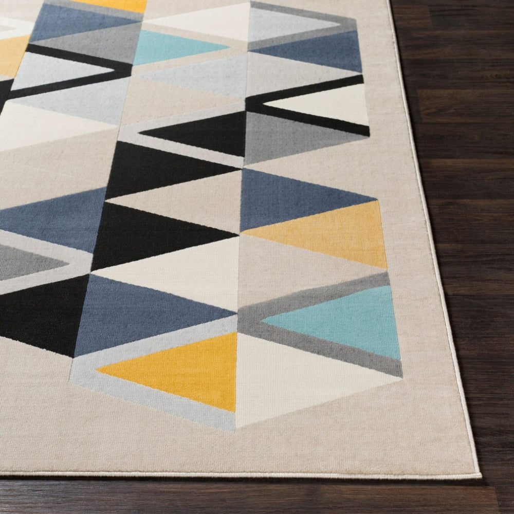 Livabliss City Geometric Machine Woven Polypropylene Area Rug for Living Room and Dining Space CIT2349-679