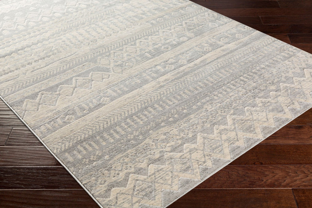 Livabliss City Collection Machine Woven Polypropylene Area Rug for Entryway or Accent Space Light Slate, Li 2' x 2'11" CIT2360-23