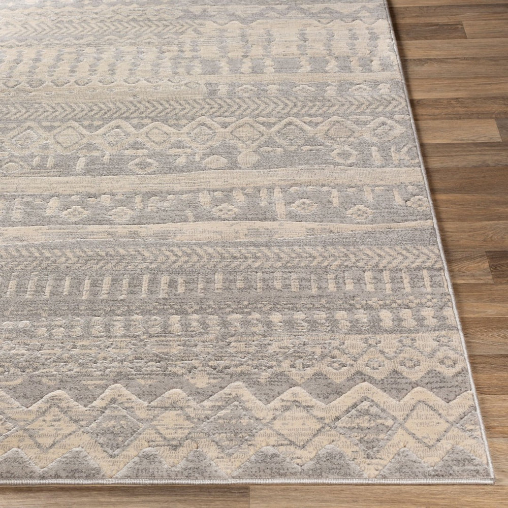 Livabliss City Collection Machine Woven Polypropylene Area Rug for Entryway or Accent Space Light Slate, Li 2' x 2'11" CIT2360-23