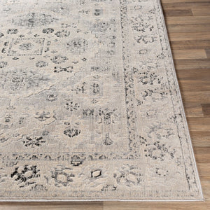 Livabliss City Machine Woven Polypropylene Runner Rug for Hallways Entryways and Bedside Areas Charcoal, Black 5'3" x 7'3" CIT2365-5373