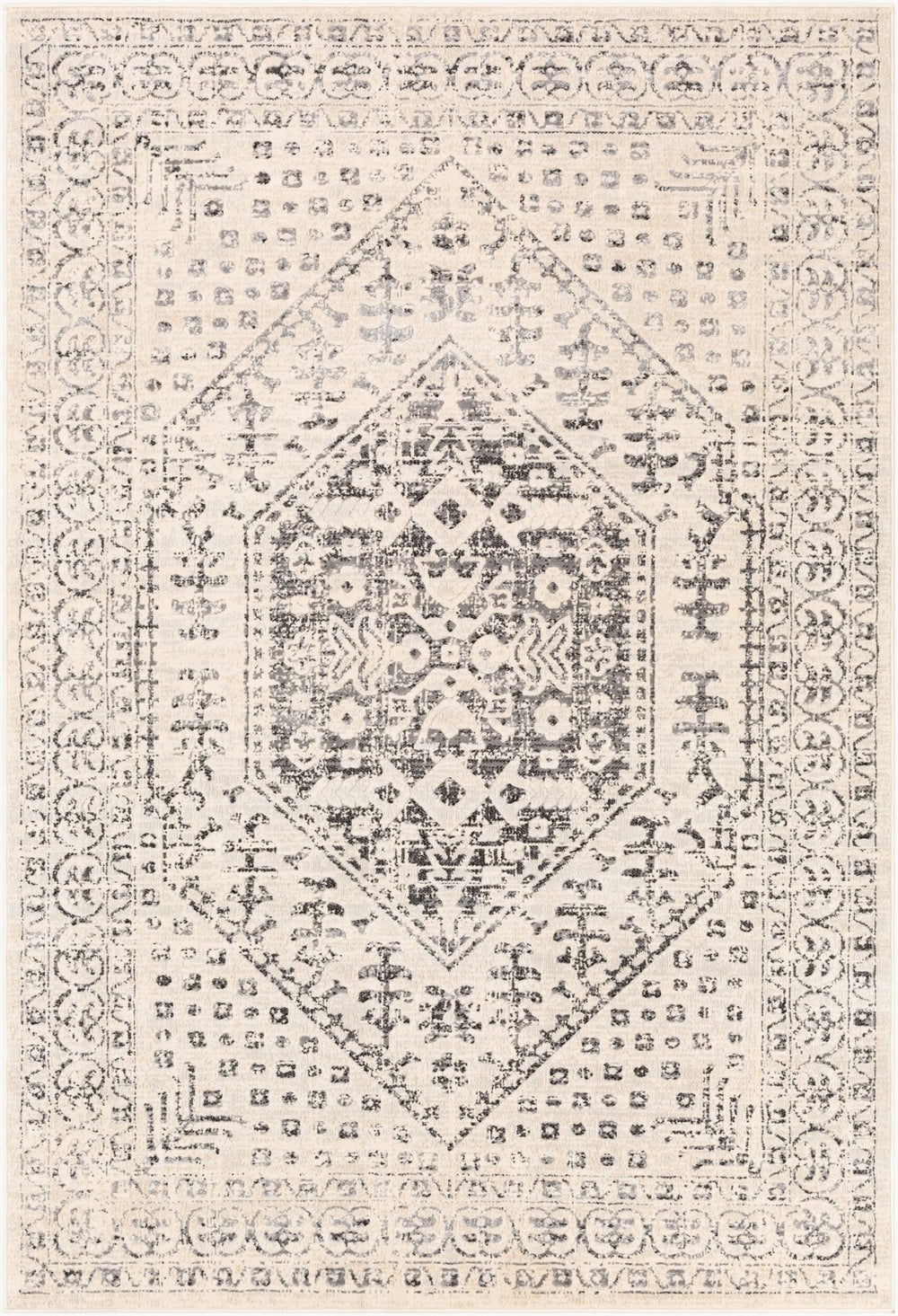 Livabliss City Collection Traditional Polypropylene Area Rug for Entryways and Hallways CIT2381-23