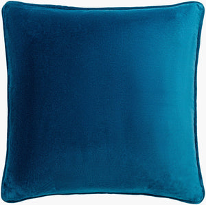 Surya Connecticut Modern Elegant 18" Accent Pillow - Soft Cotton Decor For Stylish Living Spaces! Deep Teal Cotton,Cotton Ciu002-1818d