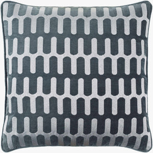Surya Connecticut Modern Elegant 18" Accent Pillow - Soft Cotton Decor For Stylish Living Spaces! Dark Green Cotton,Cotton Ciu004-2020p