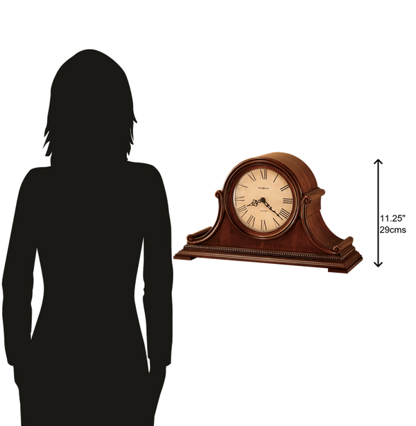 Hekman Furniture 630150 Hampton Mantel Clock - Elegant Windsor Finish, Dual-chime Movement, Perfect For Home Decor Windsor Casual Hampton Mantel Clock 630150