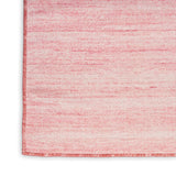 Nourison Washable Essentials WAE01 Machine Made Loom-woven Borderless Design Indoor Only Modern  Rug Pink, Pink Front Base, 85% Polyester,9% Cotton,6% Other Fibers 99446949677