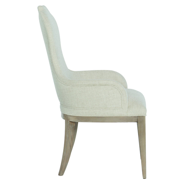 Bernhardt Bernhardt Ram Stool—Braided Seagrass Upholstered Footrest & Occasional Seat, Cream Muslin Accent (31") 385562