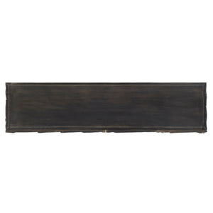 Bernhardt Bernhardt Bruce Nesting Trays Set Of 3-Inches Deep Midnight Leather With Antique Brass Handles, Luxe 301872