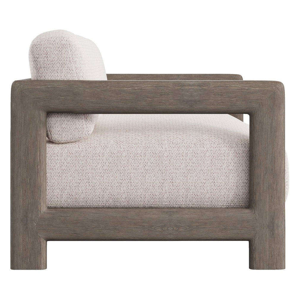 Bernhardt Bernhardt Montaigne Outdoor Sofa — 168"W Teak Frame, Plush Weather-Resistant Cushions, Transitional Style - Made to Order O3387B