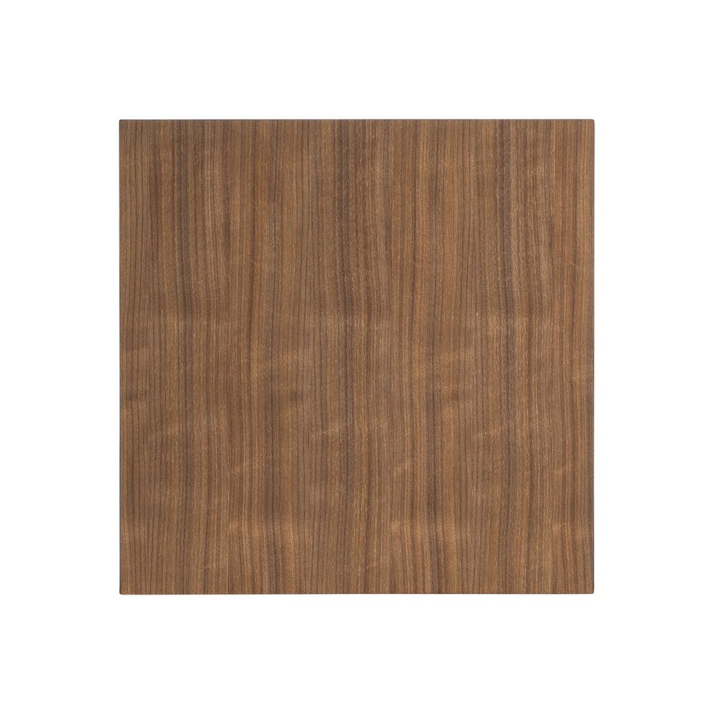 Bernhardt Bernhardt Collins Walnut and Black Oxide Metal Side Table for Modern Living Spaces 573123