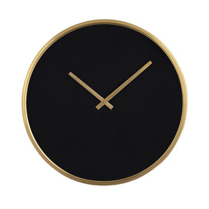 Atlas Onyx Wall Clock - Chic Minimalist Design with Quiet Quartz Movement for Modern Interiors & Offices CK11009-01