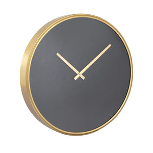 Atlas Onyx Wall Clock - Chic Minimalist Design with Quiet Quartz Movement for Modern Interiors & Offices CK11009-01