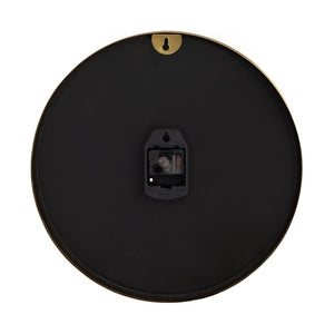 Atlas Onyx Wall Clock - Chic Minimalist Design with Quiet Quartz Movement for Modern Interiors & Offices CK11009-01