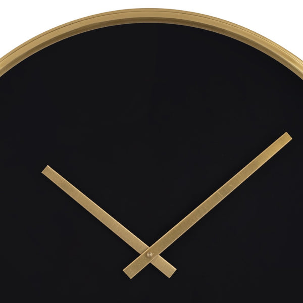 Atlas Onyx Wall Clock - Chic Minimalist Design with Quiet Quartz Movement for Modern Interiors & Offices CK11009-01