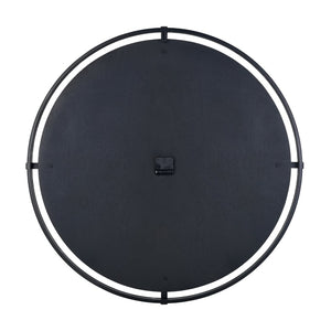 Atlas Schiller Wall Clock - Modern Industrial Design with Natural Wood Face for Timeless Elegance and Style CK11012-01