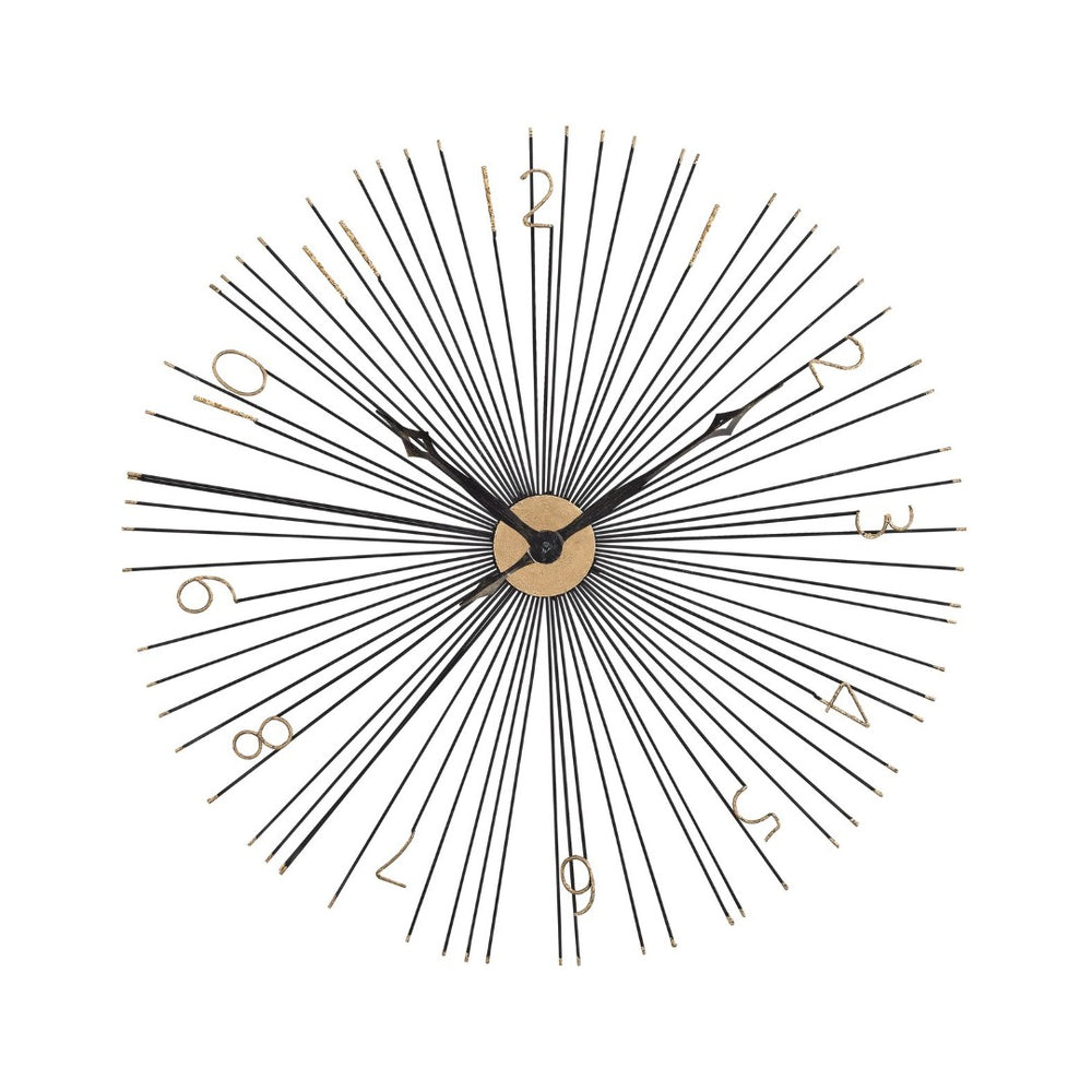 Atlas Shockfront Wall Clock - Surrealist Design with Bold Gold Center, Perfect for Modern Interiors & Decor CK11013-01