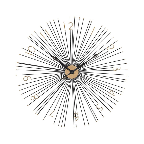 Atlas Shockfront Wall Clock - Surrealist Design with Bold Gold Center, Perfect for Modern Interiors & Decor CK11013-01