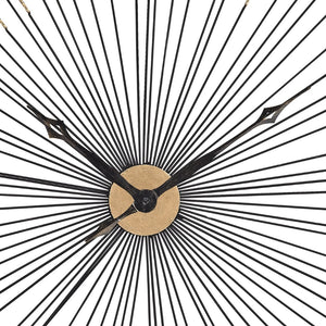 Atlas Shockfront Wall Clock - Surrealist Design with Bold Gold Center, Perfect for Modern Interiors & Decor CK11013-01