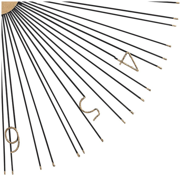 Atlas Shockfront Wall Clock - Surrealist Design with Bold Gold Center, Perfect for Modern Interiors & Decor CK11013-01