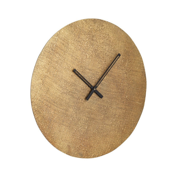 Atlas Sweeney Wall Clock - Elegant Gold Finish, Minimalist Design for Modern Home & Office Decor CK11014-01