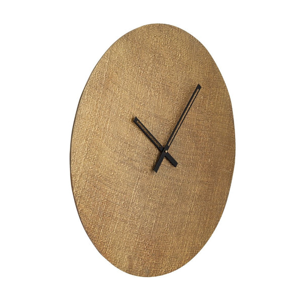 Atlas Sweeney Wall Clock - Elegant Gold Finish, Minimalist Design for Modern Home & Office Decor CK11014-01