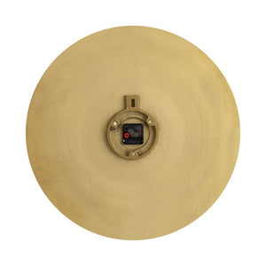 Atlas Sweeney Wall Clock - Elegant Gold Finish, Minimalist Design for Modern Home & Office Decor CK11014-01