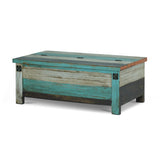 Christopher Knight Home® - Noble House - Combes Boho Handmade Distressed Mango Wood Storage Coffee Table