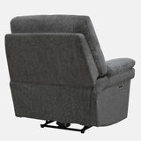 Parker House Parker Living Bryant - Ruffles Coal Power Recliner Ruffles Coal 100% Polyester (W) MBRY#812PH-RFC