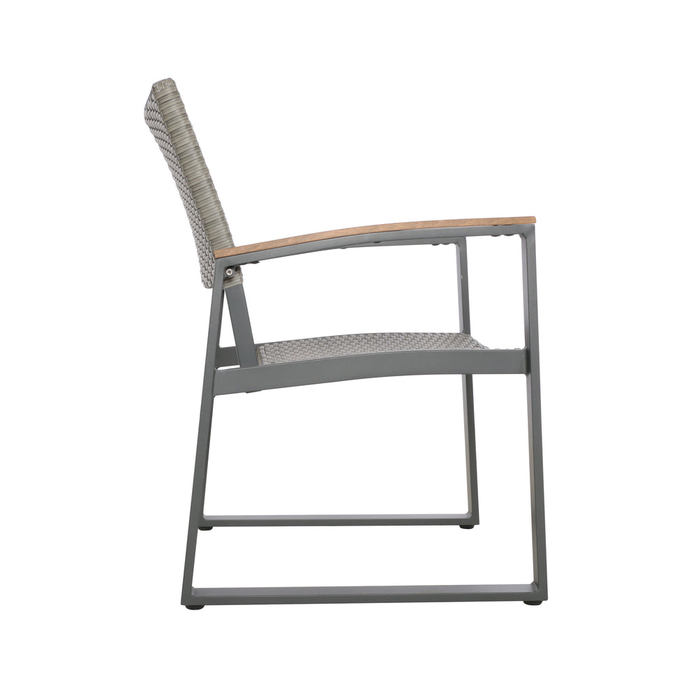 English Elm Christopher Knight Home® - Glasgow Stylish Grey Rattan Dining Chair - Weather-Resistant, Modern Comfort For Outdoor Spaces 62759.00PEGMGRY