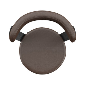 Homelegance By Top-Line Amir Faux Leather Metal Swivel 29" Bar Height Stools (Set of 2) Brown Metal