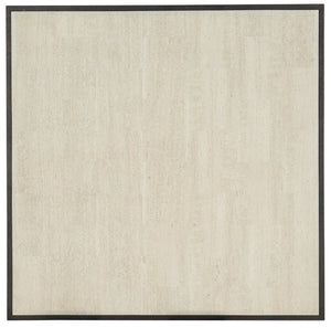 Hooker Furniture Cocktail Creamy Marble Top Rectangle Table With Charcoal X-Stretcher Frame — Transitional Centerpiece 5914-80110-00