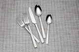 Lenox Hampton Forge Kenta Frosted 20 Piece Flatware Set Metallic, STAINLESS METAL 894316