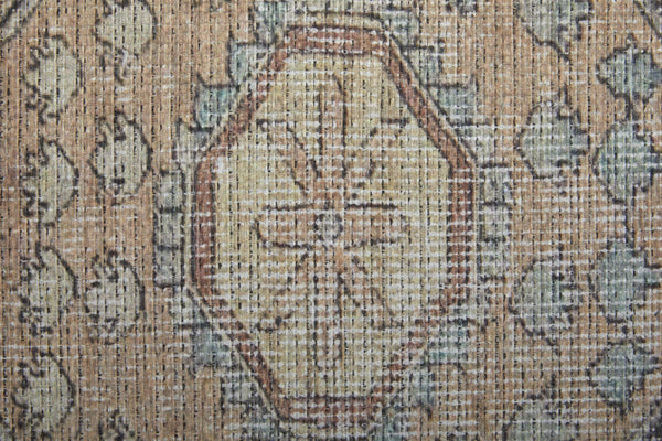 Feizy Rugs Percy Transitional Medallion Rug - Durable Machine Washable Design With Timeless Distressed Charm Orange,Brown,Taupe Polyester,Cotton,Viscose Prc39alfbrnrstf71