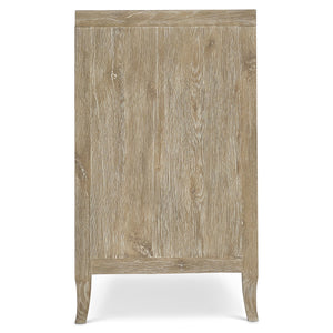 Bernhardt Bernhardt Tribeca Dresser In Aurum White Oak With 6 Soft-Close Drawers, Textured Steel Pulls, 68" 333050