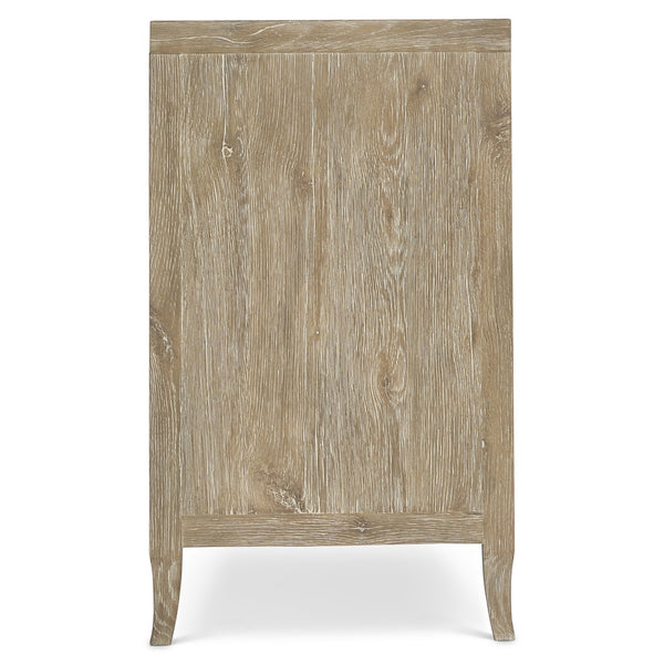 Bernhardt Bernhardt Tribeca Dresser In Aurum White Oak With 6 Soft-Close Drawers, Textured Steel Pulls, 68" 333050