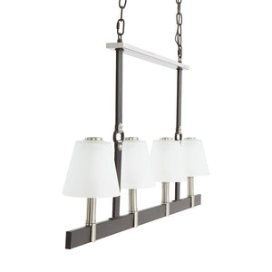 Atlas Armstrong Grove 36'' Wide 4-Light Linear Chandelier - Designer Espresso Fixture for Dining Spaces CL11004-BK
