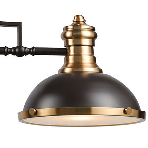 Atlas Chadwick 47" Wide 3-Light Linear Chandelier - Timeless Elegance for Dining Rooms and Foyers Oil Rubbed Bronze CL11009-BS2