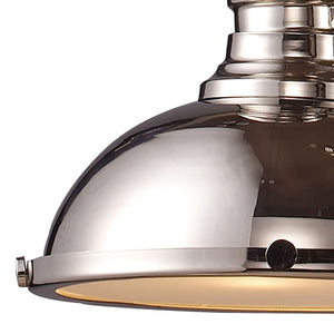 Atlas Chadwick 47" Wide 3-Light Linear Chandelier - Timeless Elegance for Dining Rooms and Foyers Polished Nickel CL11009-CH