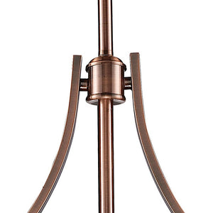 Atlas Chadwick 47" Wide 3-Light Linear Chandelier - Timeless Elegance for Dining Rooms and Foyers Antique Copper CL11009-CO