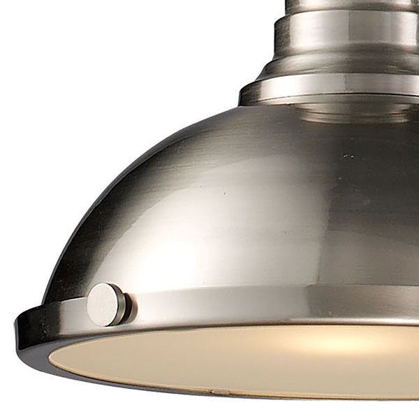 Atlas Chadwick 47" Wide 3-Light Linear Chandelier - Timeless Elegance for Dining Rooms and Foyers Satin Nickel CL11009-NK1