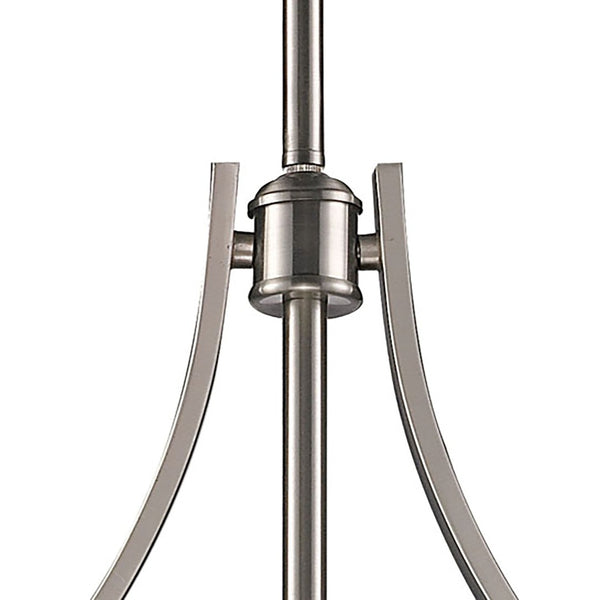 Atlas Chadwick 47" Wide 3-Light Linear Chandelier - Timeless Elegance for Dining Rooms and Foyers Satin Nickel CL11009-NK1