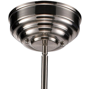 Atlas Chadwick 47" Wide 3-Light Linear Chandelier - Timeless Elegance for Dining Rooms and Foyers Satin Nickel CL11009-NK1