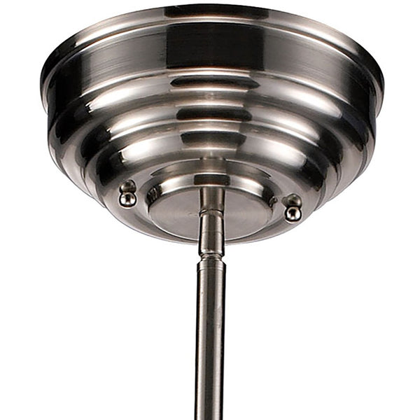 Atlas Chadwick 47" Wide 3-Light Linear Chandelier - Timeless Elegance for Dining Rooms and Foyers Satin Nickel CL11009-NK1