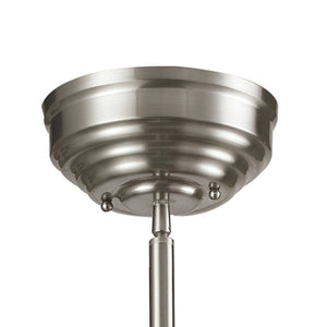 Atlas Chadwick 47" Wide 3-Light Linear Chandelier - Timeless Elegance for Dining Rooms and Foyers Satin Nickel with Gloss White CL11009-NK2