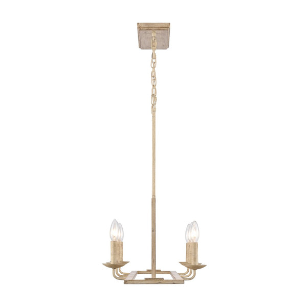 Atlas Ellisville 34" Wide 6-Light Chandelier - Charming Candle-Style Fixture for Cozy Indoor Spaces Antique Cream CL11013-CR