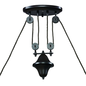 Atlas Farmhouse 2-Light Linear Chandelier - Elegant Rustic Design for Dining, Kitchen, or Entryway Spaces Oiled Bronze 44'' CL11016-BZ