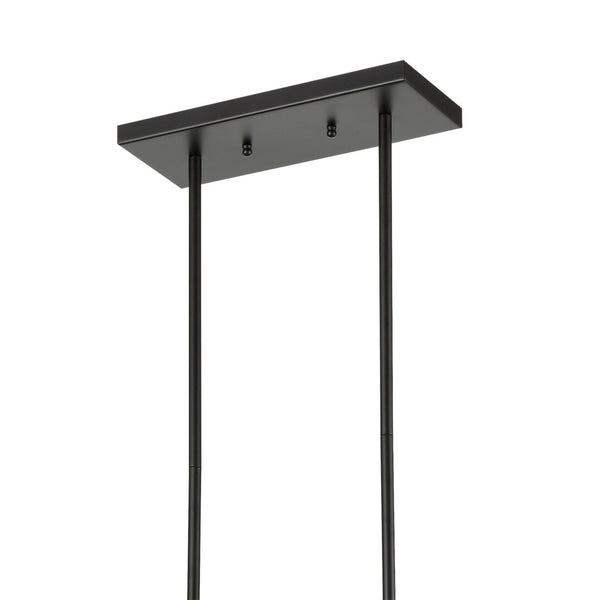 Atlas Williamsport 5-Light Linear Chandelier - Transitional Elegance for Dining Rooms and Entryways Oil Rubbed Bronze CL11039-BZ