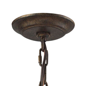 Atlas Armand 24'' Wide 6-Light Chandelier - Elegant Weathered Bronze with Crystal Accents for Home Decor CL11063-BZ