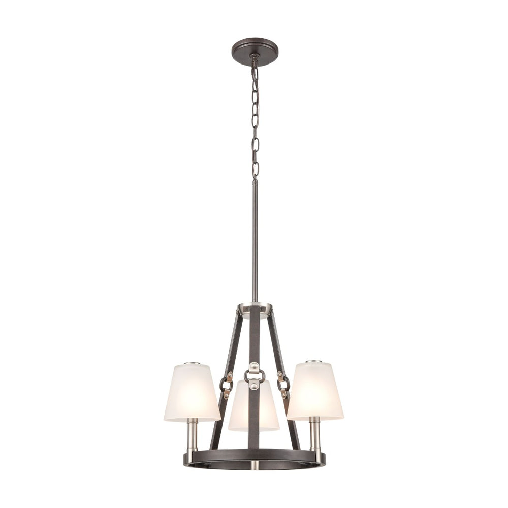 Atlas Armstrong Grove 3-Light Chandelier – Fashion-Inspired Elegance for Modern Dining and Living Spaces Espresso 18'' CL11064-BK